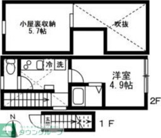 シャトーユーカの物件間取画像